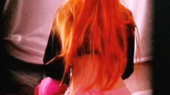 Caught my Roommate Masturbating Humping Pillow Stuffy Plushie Red Haired bimbos Amateur