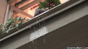 Lonely 60 Years older Grandmother Ride Strangers Gigantic Penis