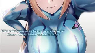 ANIMATED JOI - Samus Aran tries to Train You... (Vanilla Titjob Destroyed Orgasm Mind BreakHeartbeat)