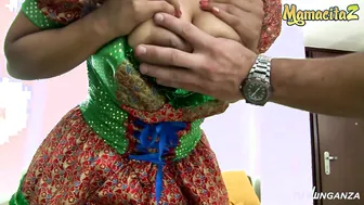MAMACITAZ - #Andrea Flores #Pedro Nel - Christmas Hardcore Revenge Sex With A Naughty Latina
