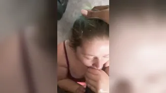 Whore Eats my Cock with a Facial