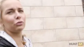 Hunter porn video – HUNT4K. Cuck counts cash while stranger copulates with his mistress