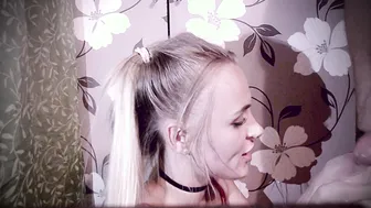 Whore Cleans Unshaved Filthy Butt and Washes Face with Cum