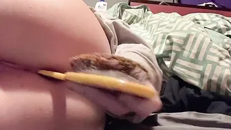 Fucking my Butt with my Fondle *loud Moaning*