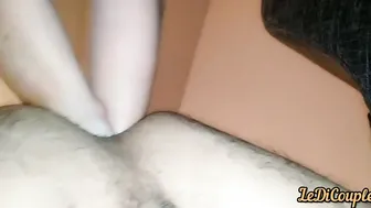 Di Returned from his Girlfriend Le Pounded his Gaping Ruined Booty with her two Hands and Feet