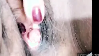 Graying bushy snatch of a older bbw Hispanic woman
