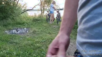 Unfamiliar sluts was not scared and decided to jerkoff a dick SHOCKED