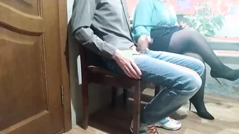 Stranger Woman inside the Waiting Room Hand Job to me
