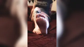 First Time Toes Bondage Tease