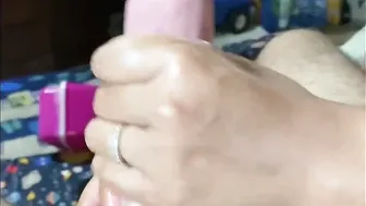 Babysitter Oils my Rough Penis for a Bonus