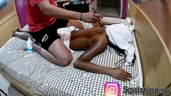 Very exciting strokes and young man squirting a lot.