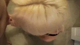 Stunning blonde point of view oral sex (horizontal)