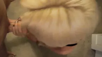 Stunning blonde point of view oral sex (horizontal)