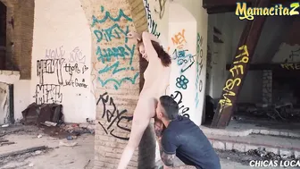 CHICAS LOCA 18YO 18 Shelley Plowed Into Outdoors By Lucho