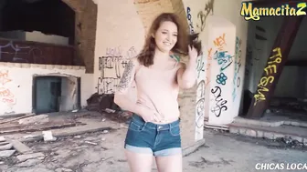 CHICAS LOCA 18YO 18 Shelley Plowed Into Outdoors By Lucho