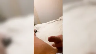 WANKING my HUGE ROUGH DICK until i CUM all Over