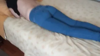 The maids son loving the booty of my older wifey 58-year-older bushy