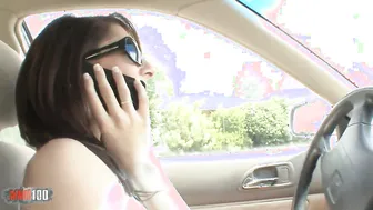 Dark Hair teens with irresistible round tits nailed huge a gigantic penis