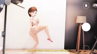 Helen  Violet Photoshoot 3Some (Animation With Sound)