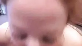 Red Head Gabriella give a Wonderfully Sloppy HEAD and Cum