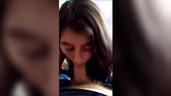 Trailer Trash Likes when I Cum into her Mouth and she keeps Sucking Off