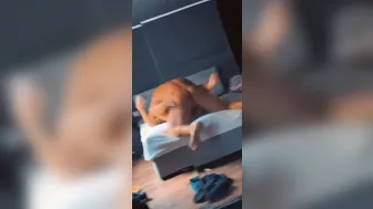 Sex with my Tanned Next Door shes Good so I Cum all over her Gigantic Hooters.
