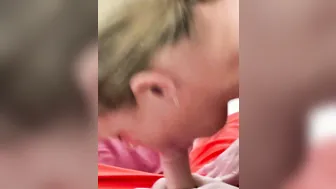 Eating his Cock