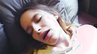 Close up Cumming from Toy Hand Job