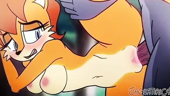 Sally being banged inside snatch Sonic The Hedgehog