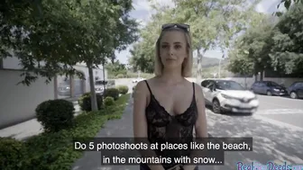 PublicAgent - Real Life Scenario of Euro Girl Fucked Outside