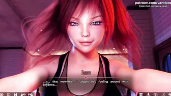 Double Homework | Stepbro is watching how his turned on red haired 18yo stepsister