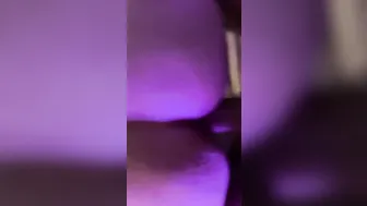 Wifey taking it into the Butt