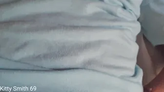 Almost Caught by Friends MASTURBATING into Pijamas at their Place| Kitty Smith69