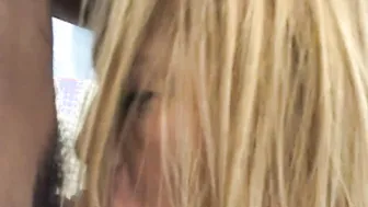 Big Tit Blonde Trina Michaels give up her Booty for 2 Ebony Dicks