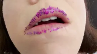 ASMR Sensually Eating Pizza Close up Mouth Bdsm Irresistible mom Jemma Luv SFW