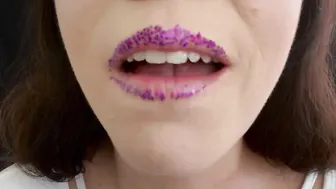 ASMR Sensually Eating Pizza Close up Mouth Bdsm Irresistible mom Jemma Luv SFW