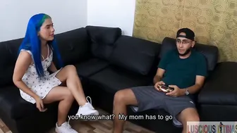 Hispanic Min Galilea Convinces Bf To Pounded Her