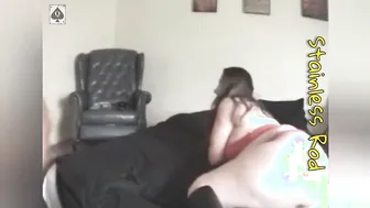 Thick Bitch Meets big black dick. Goes back with a Cummed