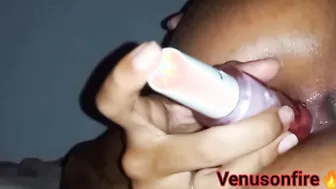 He liked the vibrator into his booty so much that he enjoyed