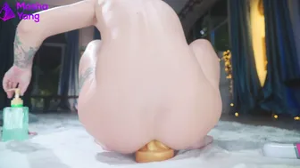 4K Teenie Insane Deep Anal Stretching Training with my new HankeyToy Sex Toy