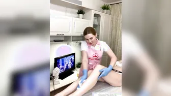 Waxing porn video – Irresistible sluts with very Beauty legs came for waxing