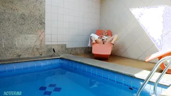 My sister-inside-law thought she was home alone so I caught her masturbating
