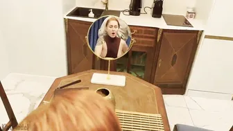 Long Facial for attractive wifey after passionate fucking. KleoModel