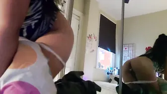 Blowing On a Ring Pop Sex Toy and Babe Body Performance