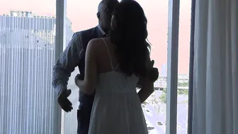 Hotwife and african bull inside hotel