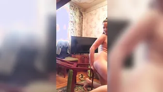 Fucking a Chair with my Horny Twat
