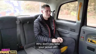 Female Fake Taxi Her Huge natural melons are on top form fucking