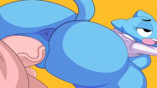WORLD OF GUMBALL Nicole Watterson mom 2D Real Anime 6 Gigantic Butt  ANIMATION Ass Rides Cosplay Porn 4kPorn.XXX