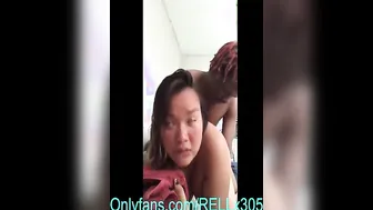 Rell big black cock makes her smile