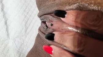 Little JOI Upclose on my Tight Cunt and Booty come Jack your Dick and Cum with a few Licks